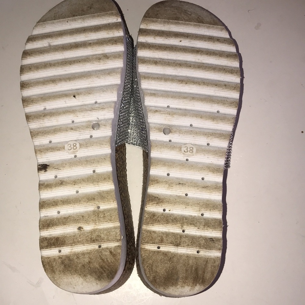 Women's Rhinestone Slide Sandals - Picture 8 of 12